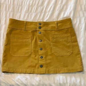 Free People Joani Cord mini skirt